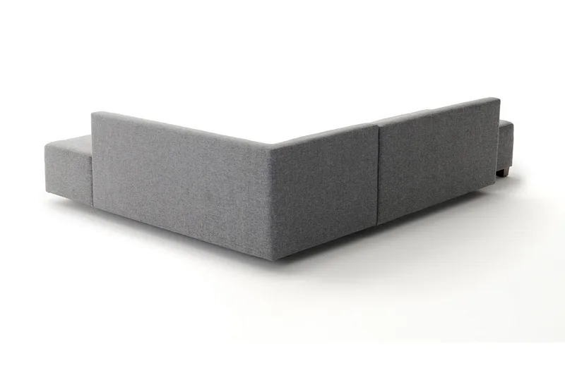 Brunei hjørnesovesofa Højre - Grå - Møbler - Sofaer - Sovesofaer