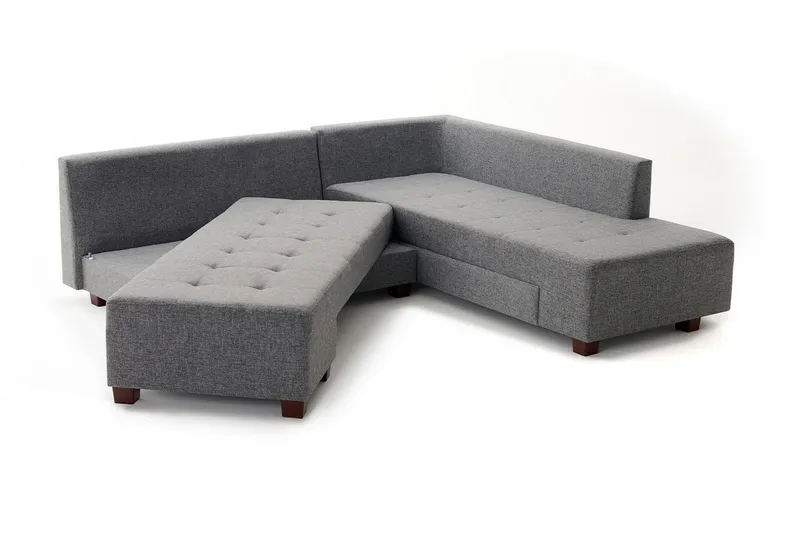 Brunei hjørnesovesofa Højre - Grå - Møbler - Sofaer - Sovesofaer