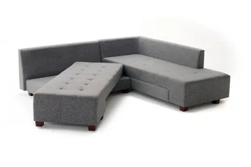 Brunei hjørnesovesofa Højre - Grå - Møbler - Sofaer - Sovesofaer