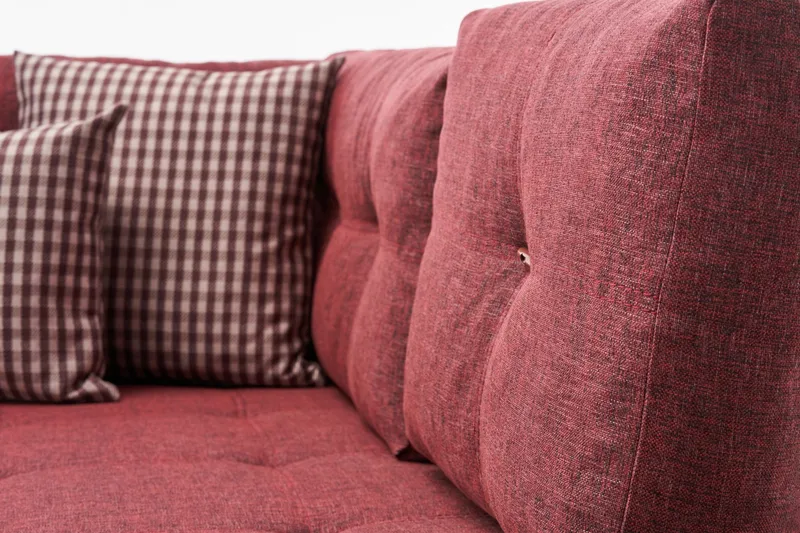 Brunei hjørnesovesofa Højre - Rød - Møbler - Sofaer - Sovesofaer