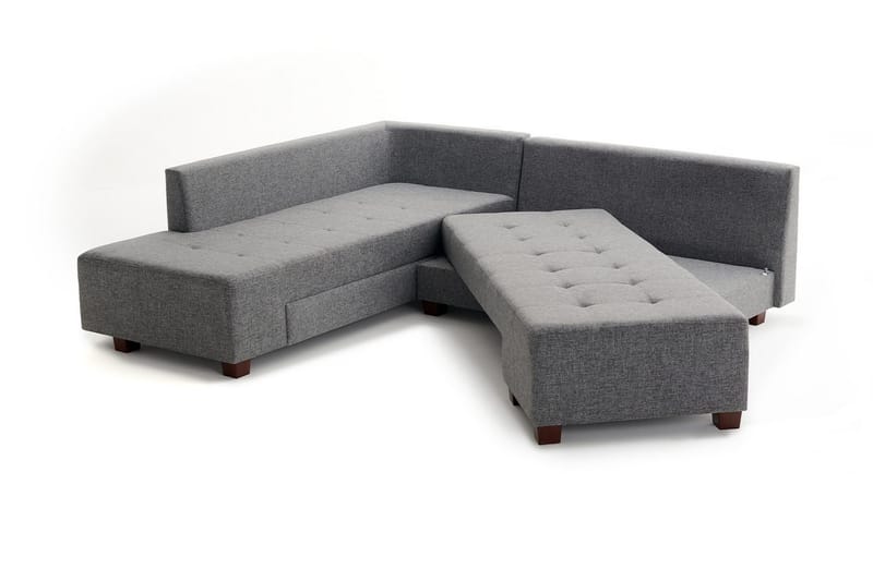 Brunei hjørnesovesofa venstre - Grå - Møbler - Sofaer - Sovesofaer