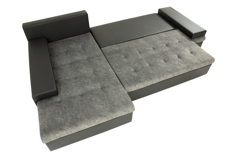 Bunty Sovesofa med Chaiselong 3-personers - Mørkegrå / Lysegrå - Møbler - Sofaer - Sovesofaer