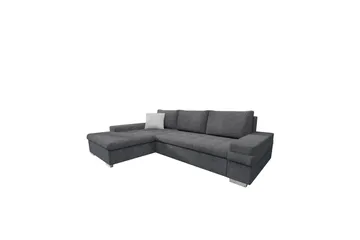 Bunty Sovesofa med Chaiselong 3-personers - Mørkegrå / Lysegrå - Møbler - Sofaer - Sovesofaer