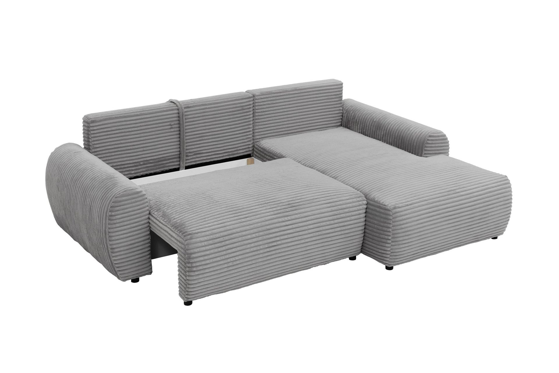 Burman Sovesofa med Chaiselong 3-personers i Manchester - Brun - Møbler - Sofaer - Sovesofaer