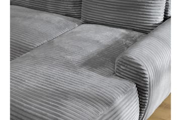 Burman Sovesofa med Chaiselong 3-personers i Manchester - Brun - Møbler - Sofaer - Sovesofaer