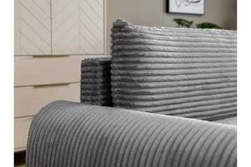Burman Sovesofa med Chaiselong 3-personers i Manchester - Brun - Møbler - Sofaer - Sovesofaer