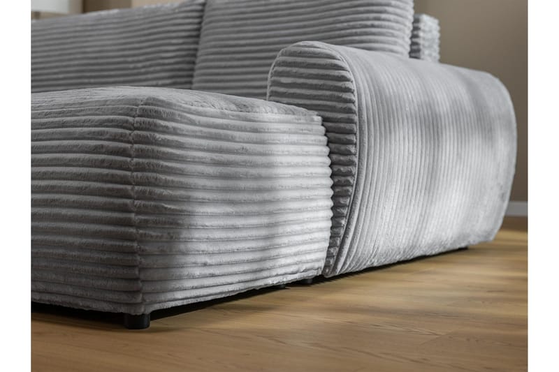 Burman Sovesofa med Chaiselong 3-personers i Manchester - Beige - Møbler - Sofaer - Sovesofaer