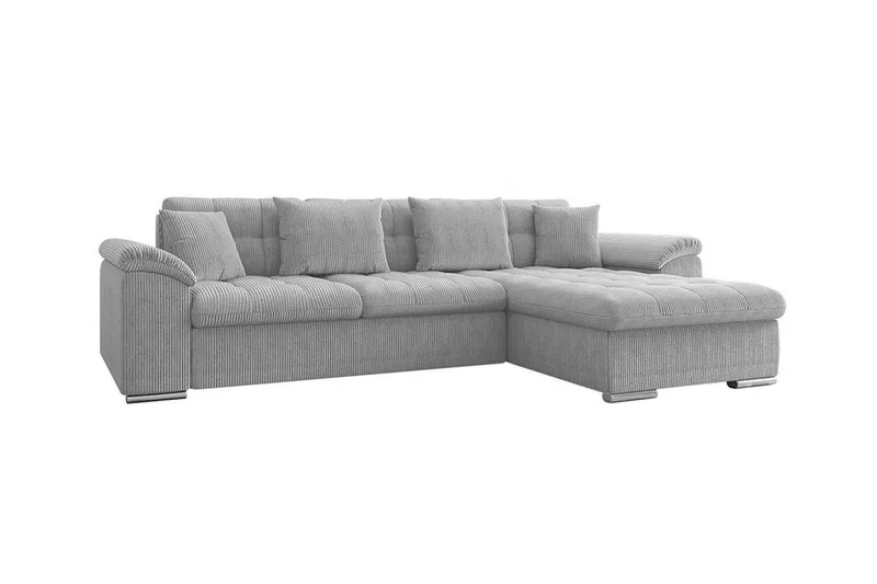 Camior 3-sits Hörnbäddsoffa Ljusgrå, undefined