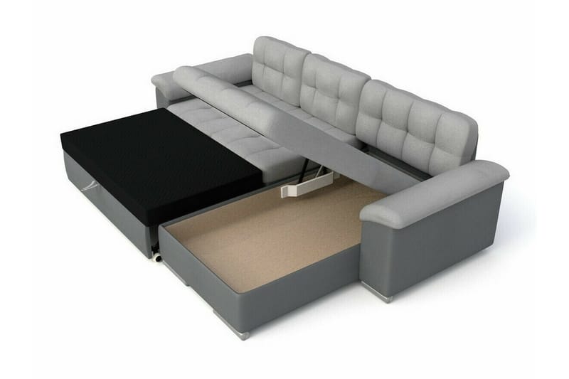 Camior 3-personers Hjørnesovesofa - Beige/Lys beige - Møbler - Sofaer - Sovesofaer