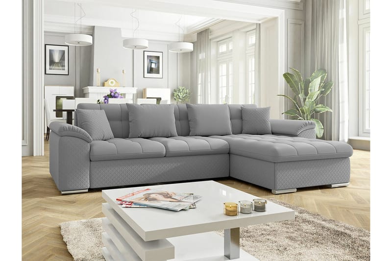 Camior 3-personers Hjørnesovesofa - Grå - Møbler - Sofaer - Sovesofaer