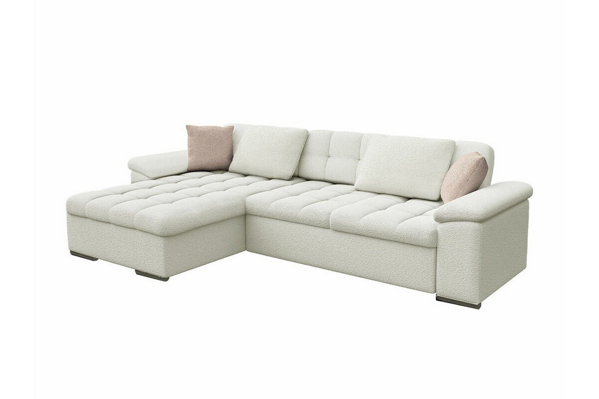 Camior 3-personers Hjørnesovesofa - Hvid - Møbler - Sofaer - Sovesofaer