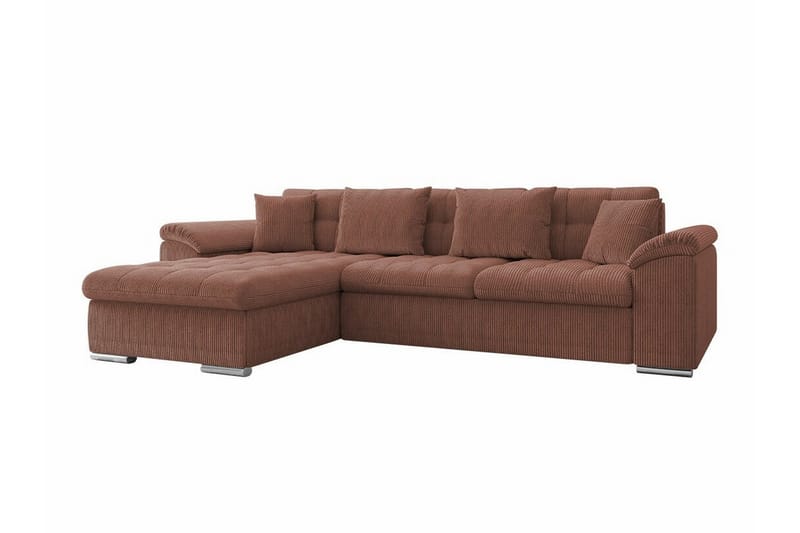Camior 3-personers Hjørnesovesofa - Brun - Møbler - Sofaer - Sovesofaer
