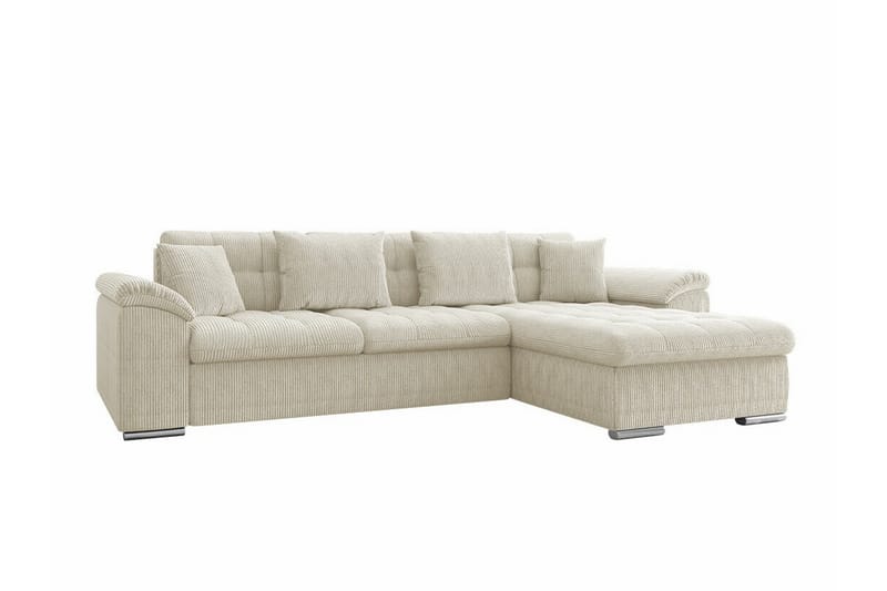 Camior 3-personers Hjørnesovesofa - Beige - Sovesofaer - Hjørnesovesofa