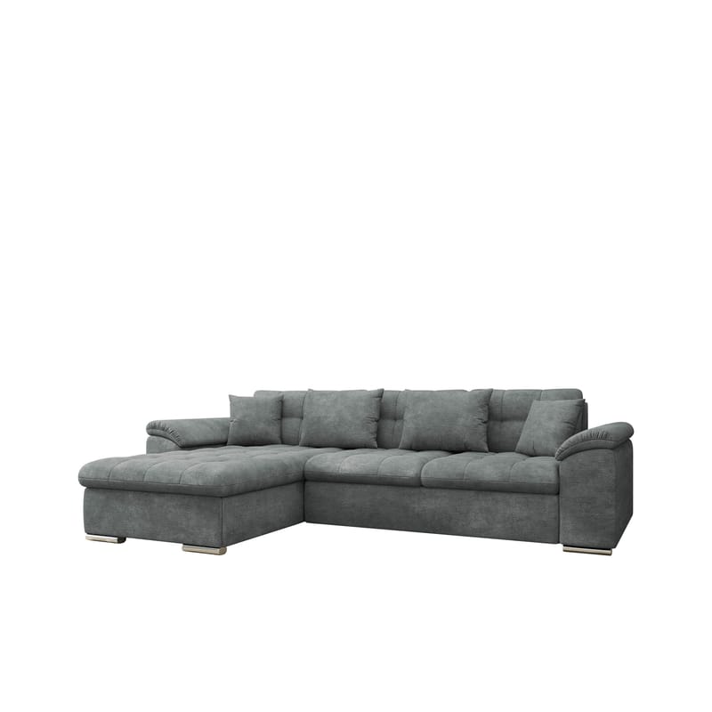 Camior 4-personers sovesofa med chaiselong, venstrevendt, Mørkegrå