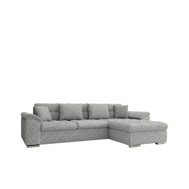Camior 4-personers sovesofa med chaiselong, højrevendt, Grå