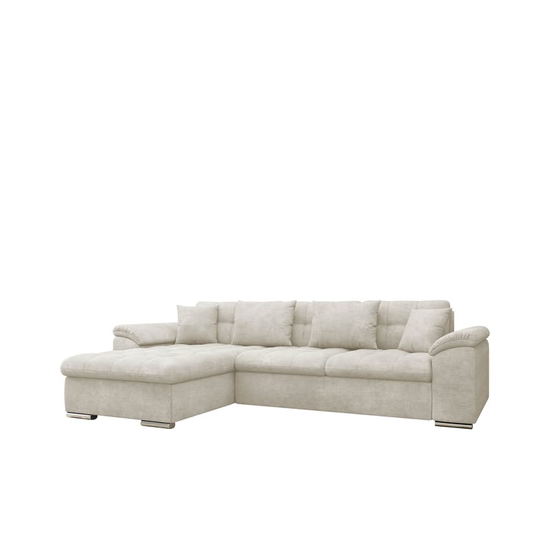 Camior 4-personers sovesofa med chaiselong, venstrevendt, Lys beige