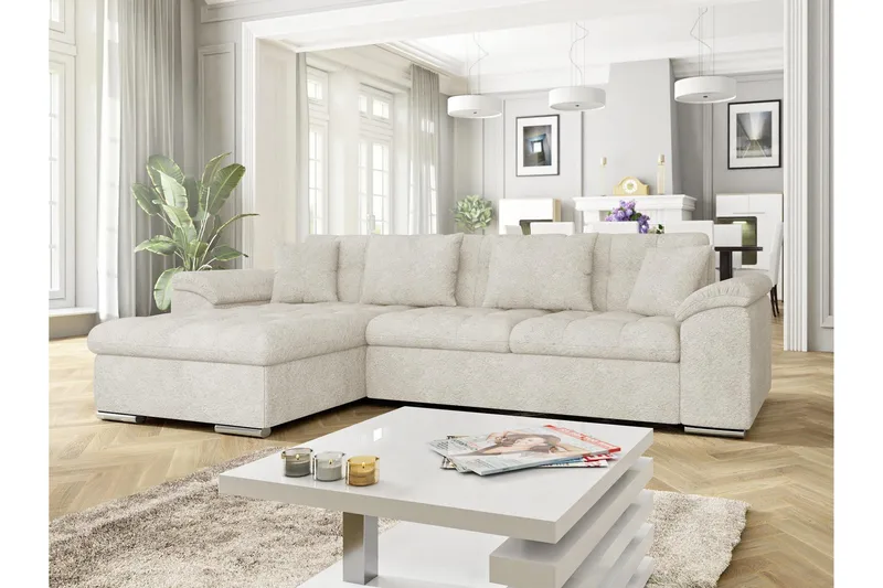 Camior Sovesofa Med 3-Personers Divan, Brun