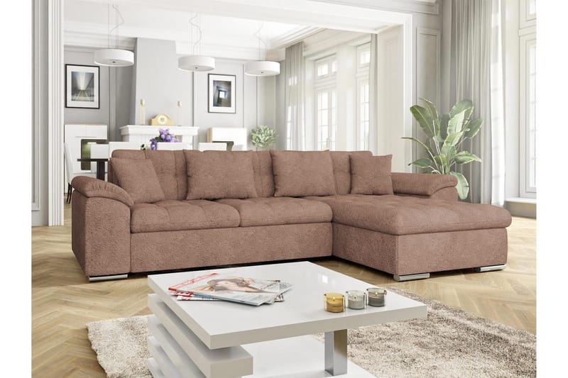 Camior Sovesofa Med 3-Personers Divan, Hvid