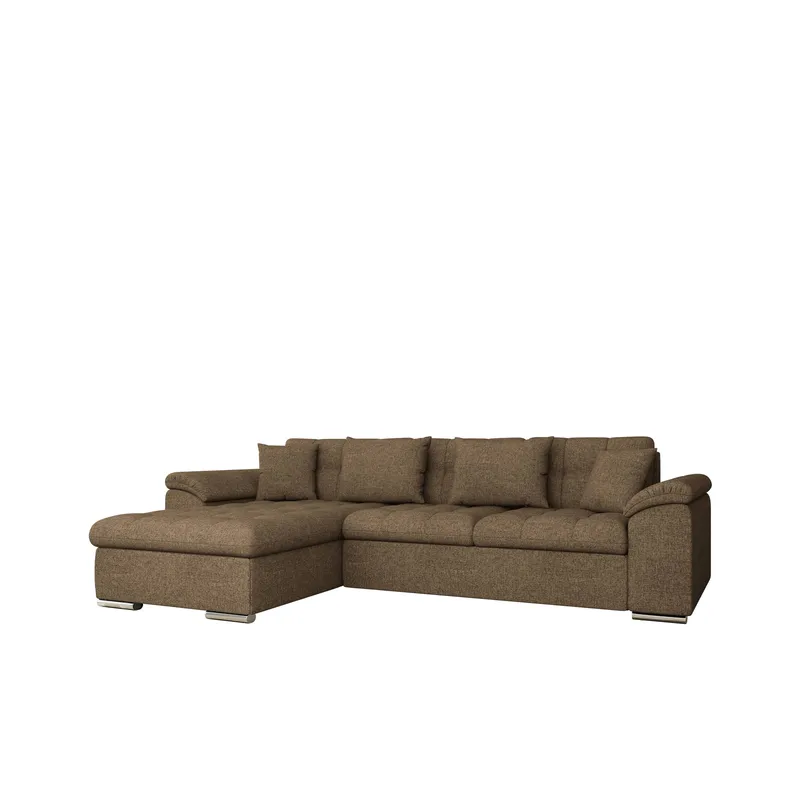 Camior Sovesofa med chaiselong 3-personers, Brun