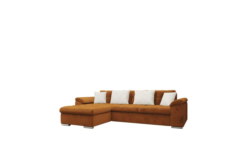 Camior Sovesofa med Divan 3-personers - Orange - Møbler - Sofaer - Sovesofaer