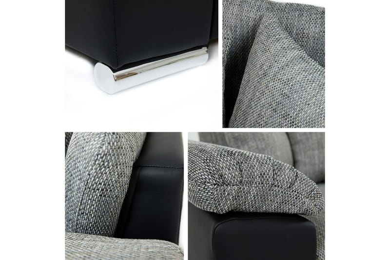 Camior Sovesofa med Divan 3-personers - Grå - Møbler - Sofaer - Sovesofaer