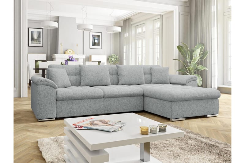 Camior Sovesofa med Divan 3-personers - Grå - Møbler - Sofaer - Sovesofaer