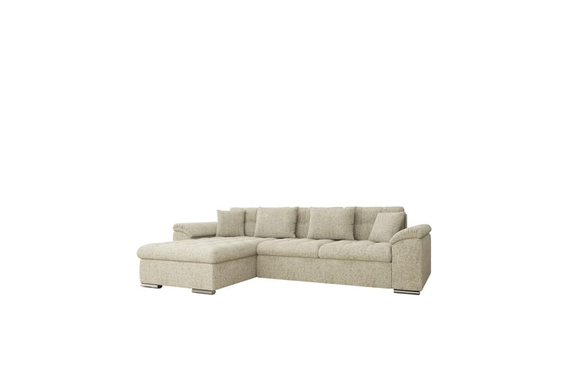 Camior Sovesofa med Divan 3-personers - Beige - Møbler - Sofaer - Sovesofaer