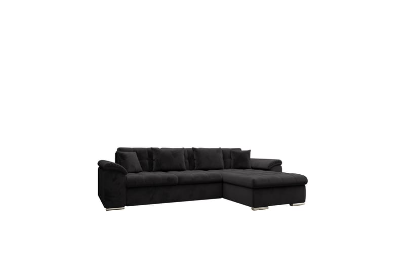 Camior Sovesofa med Divan 3-personers, Sort