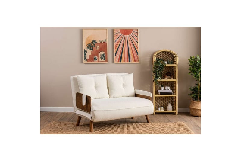 Canelo Sovesofa 2-sits - Hvid - Møbler - Sofaer - Sovesofaer