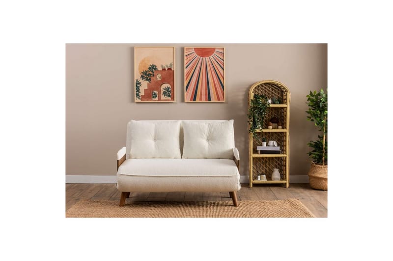 Canelo Sovesofa 2-sits - Hvid - Møbler - Sofaer - Sovesofaer