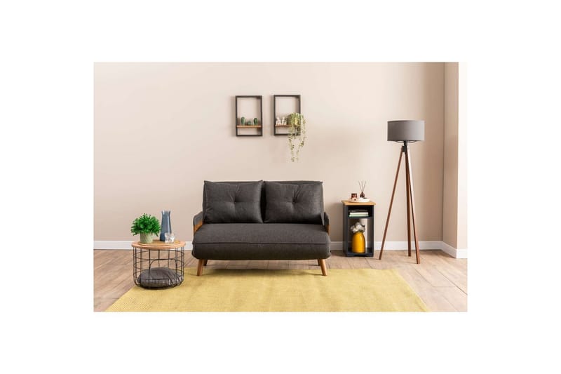 Canelo Sovesofa 2-sits - Mørkegrå - Møbler - Sofaer - Sovesofaer