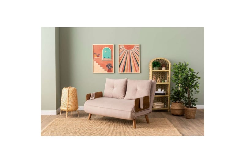 Canelo Sovesofa 2-sits - Mink - Møbler - Sofaer - Sovesofaer