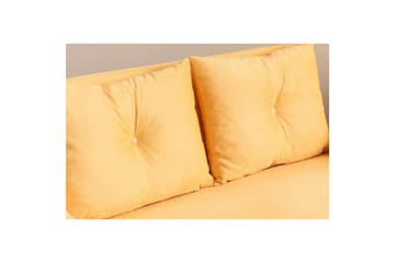 Canelo Sovesofa 2-sits - Sennepsgul - Møbler - Sofaer - Sovesofaer