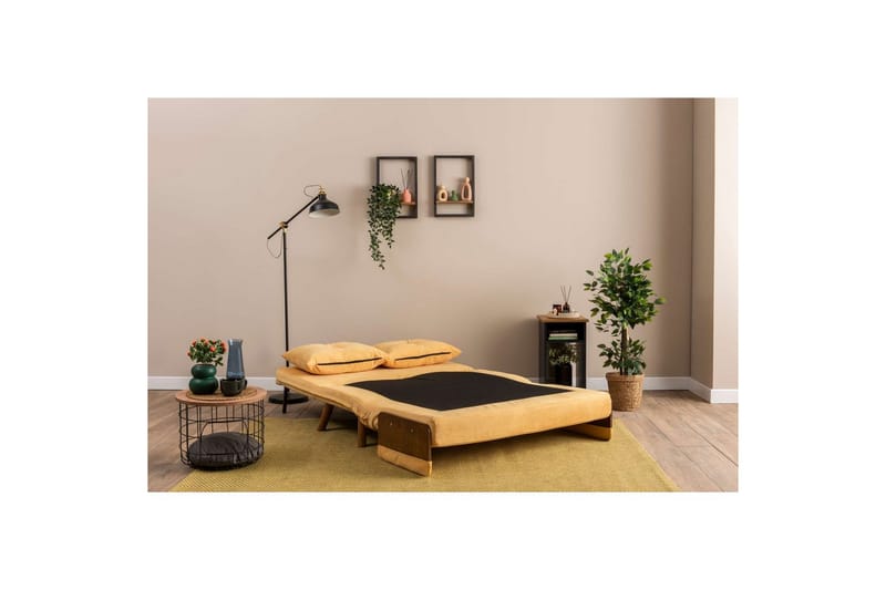 Canelo Sovesofa 2-sits - Sennepsgul - Møbler - Sofaer - Sovesofaer