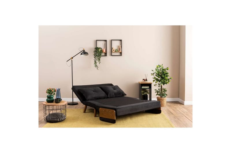 Canelo Sovesofa 2-sits - Sort - Møbler - Sofaer - Sovesofaer