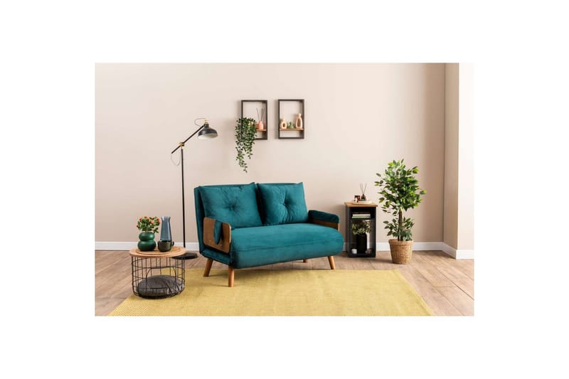 Canelo Sovesofa 2-sits - Petrol Grøn - Møbler - Sofaer - Sovesofaer