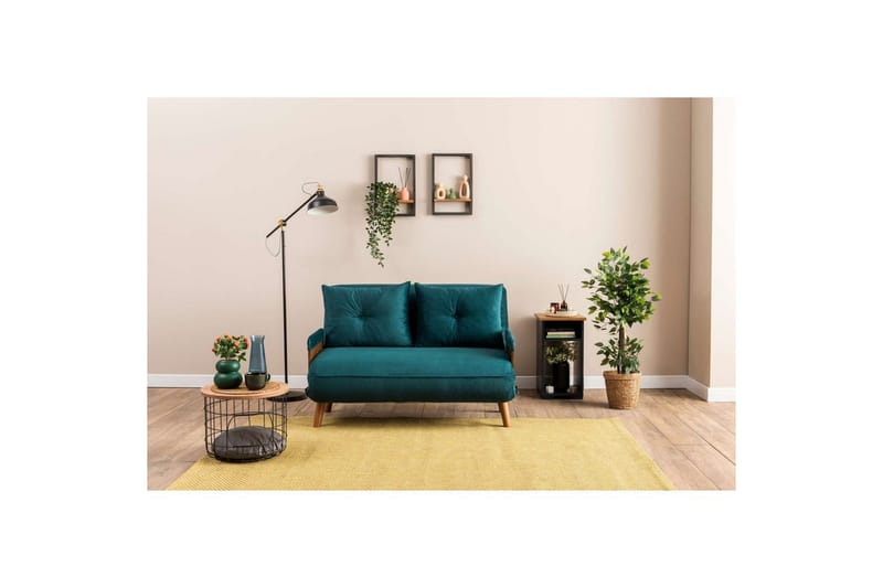 Canelo Sovesofa 2-sits - Petrol Grøn - Møbler - Sofaer - Sovesofaer