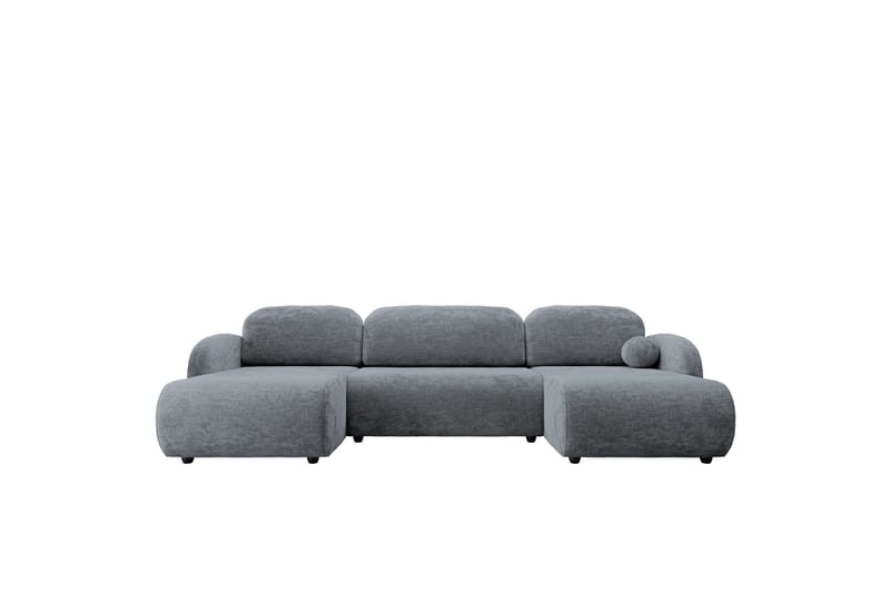 Carve Sovesofa Dobbelt Divan 3-Personers - Grå - Møbler - Sofaer - Sovesofaer