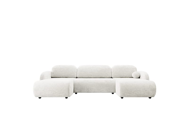 Carve Sovesofa Dobbelt Divan 3-Personers, Hvid