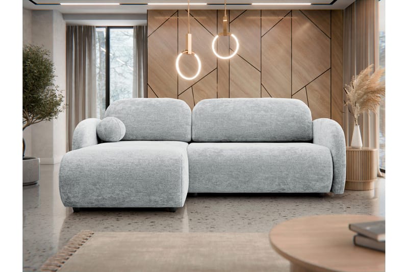 Carve Sovesofa Med 2-Personers Divan - Grå - Møbler - Sofaer - Sovesofaer