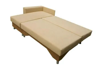Castlebay 3-sits Hörnbäddsoffa Brown/Beige - Møbler - Sofaer - Sovesofaer