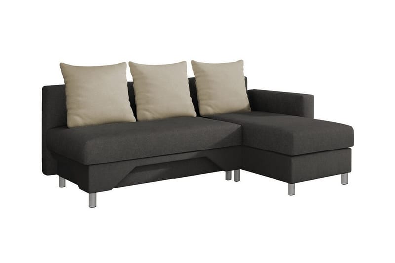 Castlebay 3-personers Hjørnesovesofa - Brun/Beige - Sovesofaer - Hjørnesovesofa