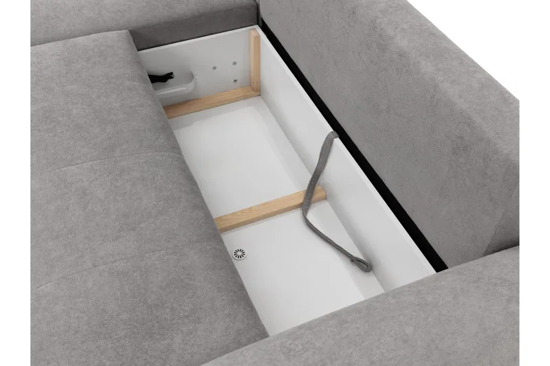 Ceibo Sovesofa med Chaiselong 3-personers - Sort - Møbler - Sofaer - Sovesofaer