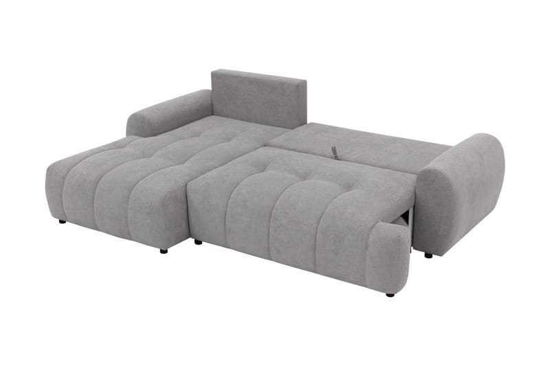 Ceibo Sovesofa med Chaiselong 3-personers i Plys - Beige - Møbler - Sofaer - Sovesofaer
