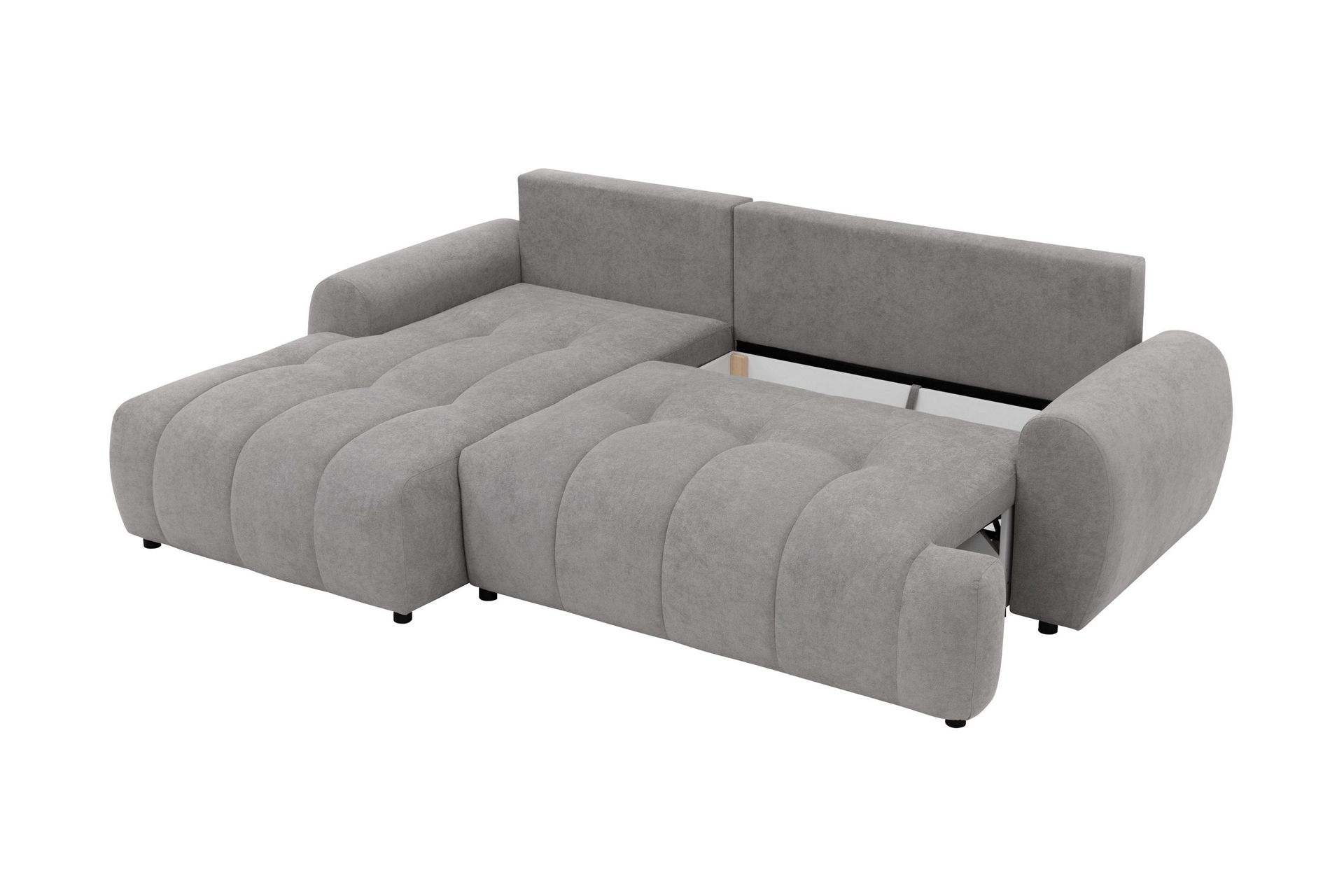 Ceibo Sovesofa med Chaiselong 3-personers - Sort - Møbler - Sofaer - Sovesofaer
