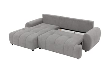 Ceibo Sovesofa med Chaiselong 3-personers - Sort - Møbler - Sofaer - Sovesofaer