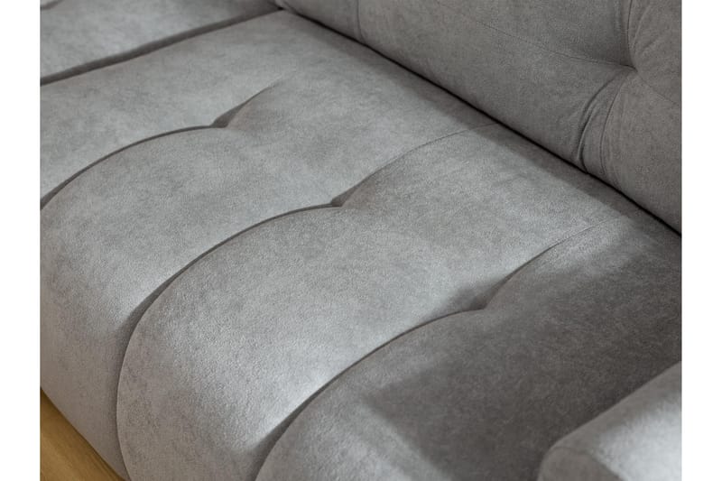 Ceibo Sovesofa med Chaiselong 3-personers - Grå - Møbler - Sofaer - Sovesofaer