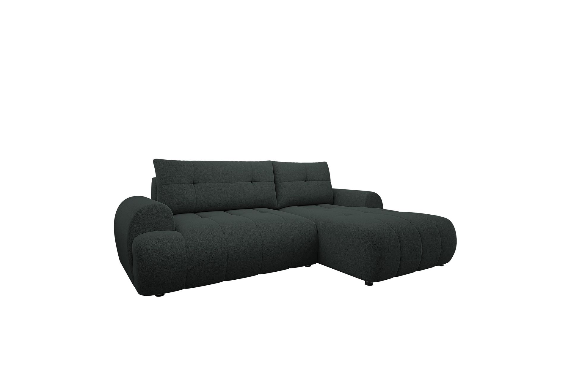 Ceibo Sovesofa med Chaiselong 3-personers - Sort - Møbler - Sofaer - Sovesofaer