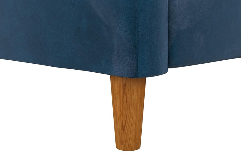 Celine 3-personers Chaiselongsovesofa Velour/Marineblå - Dorel Home - Møbler - Sofaer - Sovesofaer - Sovesofa chaiselong