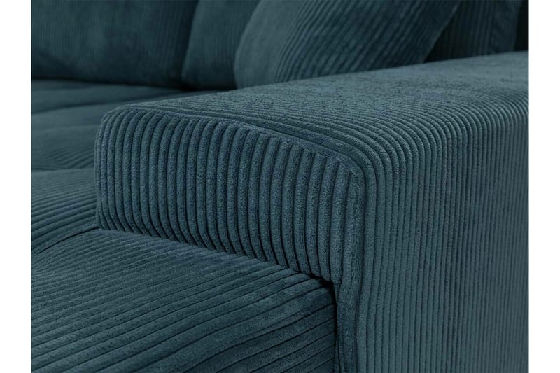 Cerys 3-sits Hörnbäddsoffa Dark blue - Møbler - Sofaer - Sovesofaer